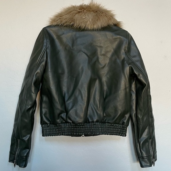 New Silence + Noise faux leather jacket size medium - Picture 5 of 10